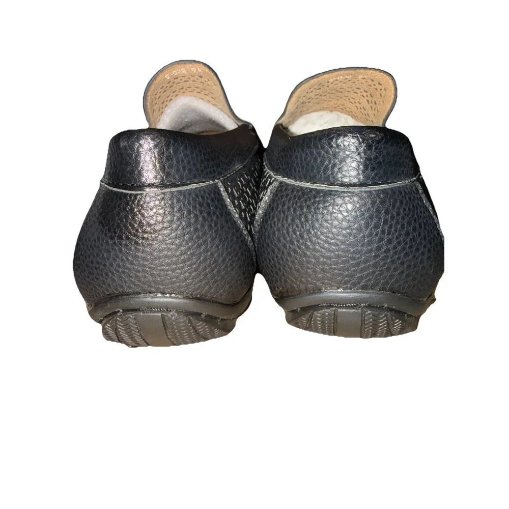 Montique Men's Black Weave Pattern Fashion Loafers Shoes Size 9.5 S22